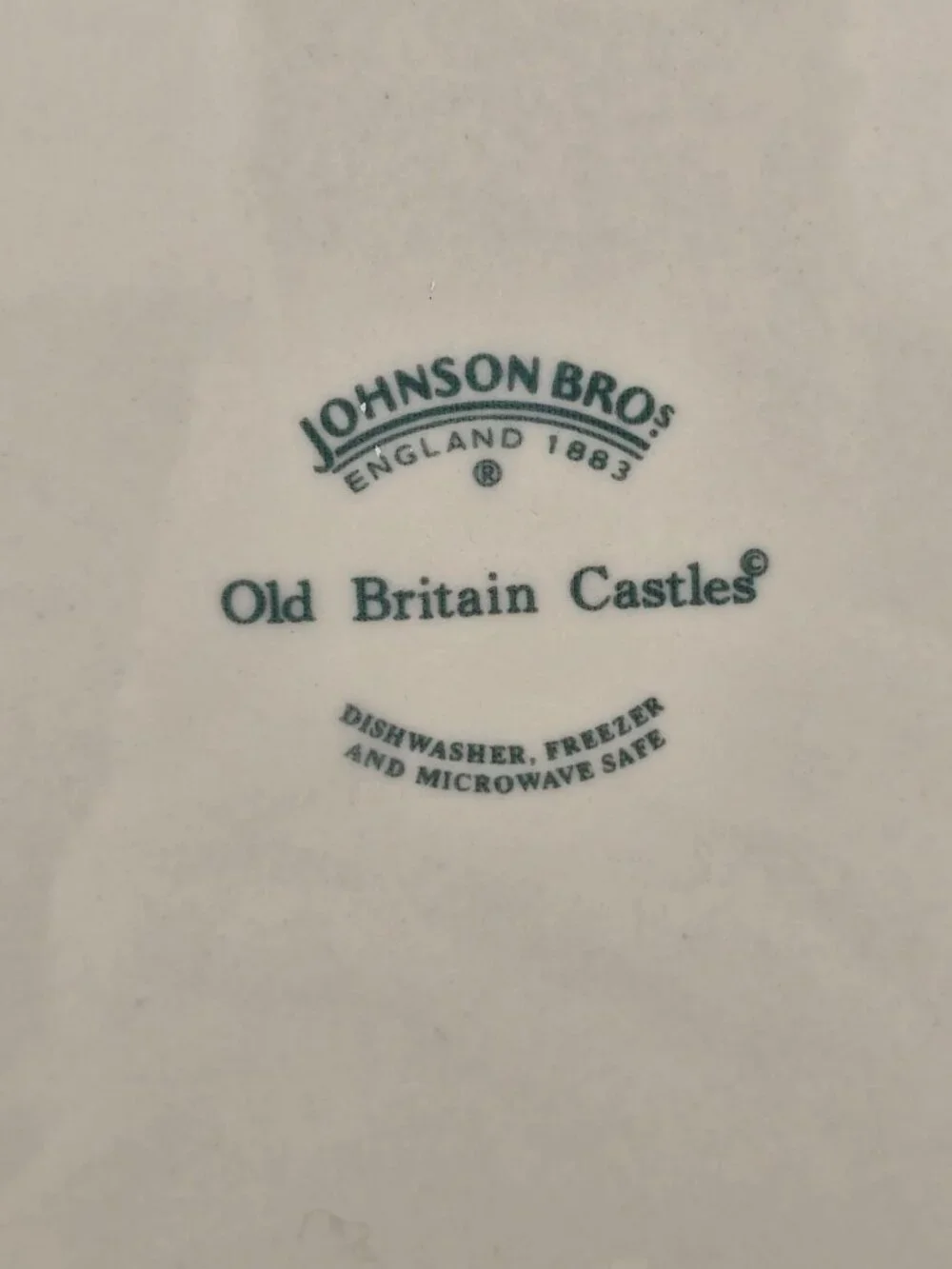 Johnson Brothers Old Britain Castles Pink Christmas 10.5